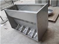 保育猪食槽，不锈钢双面料槽，不锈钢猪用下料器，仔猪料槽