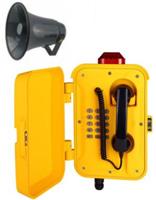 声光预警扩音广播电话系统铝合金开合盖防水防尘电话机SIP-PG-03