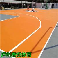 内江丙烯酸篮球场施工 羽毛球场地坪铺设 专业球场地面施工公司