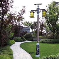 厂家批发太阳能庭院灯 户外别墅公园3米双头仿古中式太阳能庭院灯