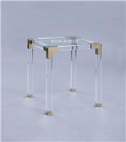 直销亚克力水晶桌子 **玻璃PMMA家具桌 小休桌子 可定制