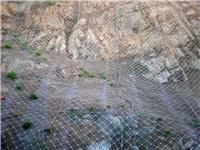 供应钢丝边坡防护网.钢丝绳防护网生产.主动钢丝绳防护网