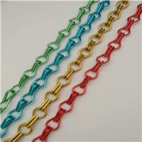 金属结构帘子网，装饰金属链条网，铝合金链装饰垂帘网