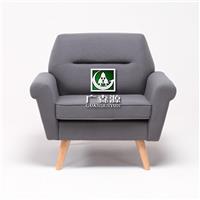 供应布艺单人沙发价格 新款现代布艺小型沙发定制厂家