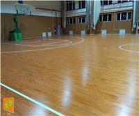 新疆乌鲁木齐室内篮球馆地板