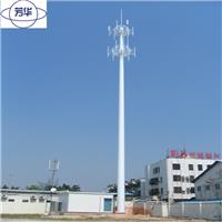 芳华热镀锌Q345材质30米美化通讯灯杆塔