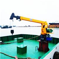 船载随船吊工厂直销渔船改装船吊 8吨浮船吊