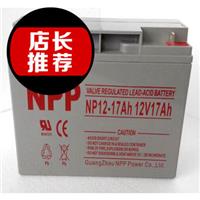 NPP/耐普电池 NP12-17 太阳能免维护蓄电池 12V17AH