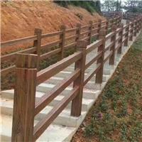 江西水泥栏杆仿木3D型防护栏
