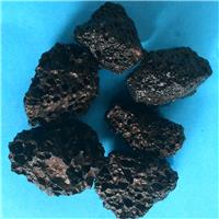 达州 厂家批发30-50mm生物火山岩滤料水产养殖用火山岩滤料