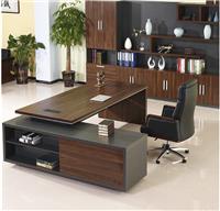 老板桌简约现代 总裁桌经理办公桌主管桌大班台桌椅组合办公家具