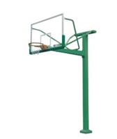 地埋圆管篮球架 双层玻璃板企业学校室内外篮球架