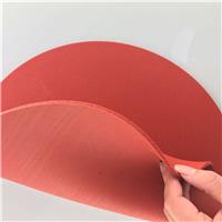 圆形缓冲垫片 3mm红色厚度海绵板 模压发泡板 高回弹海绵板