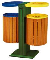 广西钢木垃圾桶使用方法_南宁社区垃圾桶生产厂家gxlcmj