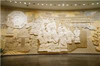 地区展览馆装饰浮雕文化墙设计作品解析