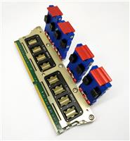 DDR4 内存颗粒测试治具 一拖八 8位DDR4内存条测试夹具 导电胶