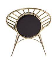 高端定制不锈钢休闲椅现代轻奢懒人沙发椅布艺软包咖啡椅设计师椅