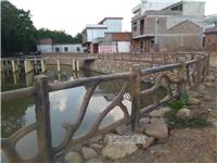 江西水泥仿树藤栏杆厂家制作和广东生态仿树杈枝栏杆工艺