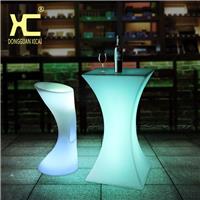 led酒吧发光桌椅创意发光家具活动散台高脚鸡尾酒吧台桌