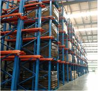 广州易达仓储重型通廓贯通式托盘货架可移动式通廓窄港道货架