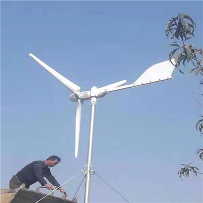 永磁式风力发电机220v家用1000瓦风力发电机图片低速高效
