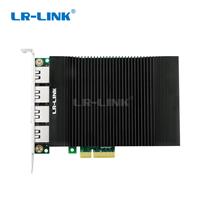 LR-LINK联瑞 PCIe 千兆四电口以太网网卡因特尔I350 四口工业使用