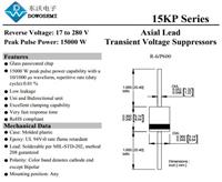15KP26A大功率TVS管，东沃电子，专业的二极管厂商