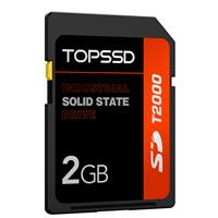 TOPSSD天硕 T2000 工业级SD卡 2GB SLC工业SD卡 工业内存闪存卡 高稳定性****命 **品质匠心之选