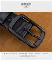 广州实地生产厂家供应头层牛皮腰带生产制作现货批发男女式皮带