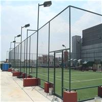 林瑞护栏厂家供应包塑铁丝勾花护栏 体育场围栏网 篮球场护栏网