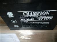 CHAMPION冠军蓄电池NP38-12 12V38AH价格