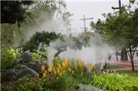 夏天园区太热的解决办法之一是使用人造雾降温系统 冷雾设备打造清凉一夏