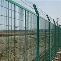 黑龙江 振鼎护栏网厂家现货直销 绿色浸塑框架隔离栅护栏网