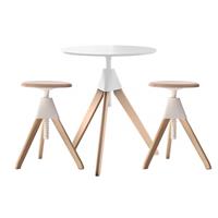 ansuner设计师定制家具 简约可调节木质布奇咖啡桌