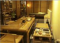 仿古实木餐桌家具定制   中式四合院家具定制