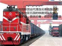 中国到乌兹别克斯坦塔什干集装箱铁路货物运输