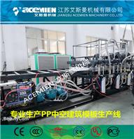 艾斯曼机械PP塑料建筑模板机器、塑料中空模板生产机器厂家