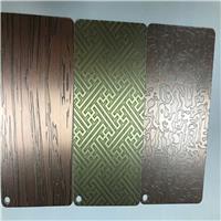 优质拉丝红古铜不锈钢蚀刻板，红古铜拉丝不锈钢蚀刻板，镀铜不锈钢蚀刻板