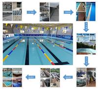 钢结构泳池的建设施工过程,拼装式泳池-广州纵康