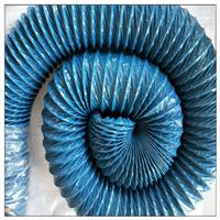 专业制造蓝色焊烟管尼龙布通风管油烟吸排伸缩风管