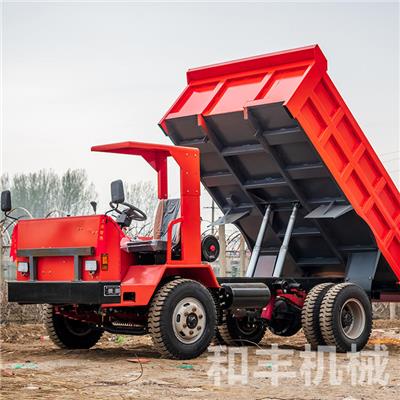 四川广安厂家供应矿用运输车 变速箱配高低速钢丝胎矿山自卸车
