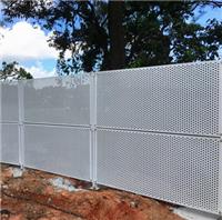 新型钢板穿孔围挡安全防护抗台风围栏