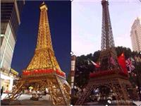 法国巴黎埃菲尔铁塔模型展览8-17米微景观道具租赁