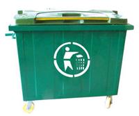 四轮优质环卫垃圾箱 铁制垃圾箱创洁厂家直销