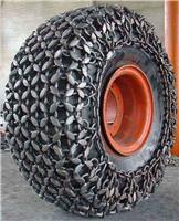 天威50加密方块型铲运机轮胎保护链23.5-25隧道机轮胎防滑链