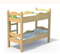 潼南幼儿园实木午休床/实木单层床定做，设计美观、简单耐用