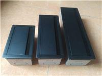 固泰GT-029 4孔位黑色86版桌面插座线盒 厂家供应优质缓冲线盒 铝合金毛刷线孔盖