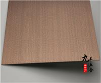 广州 玫瑰金304不锈钢蚀刻装饰板，蚀刻加工价格，不锈钢镜面花纹板