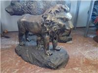 玻璃钢动物雕塑仿铜动物狮子雕塑公园广场动物园摆件