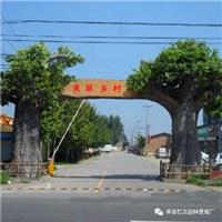 山庄假树大门安全可靠 北京假树大门总代直销 质量可靠